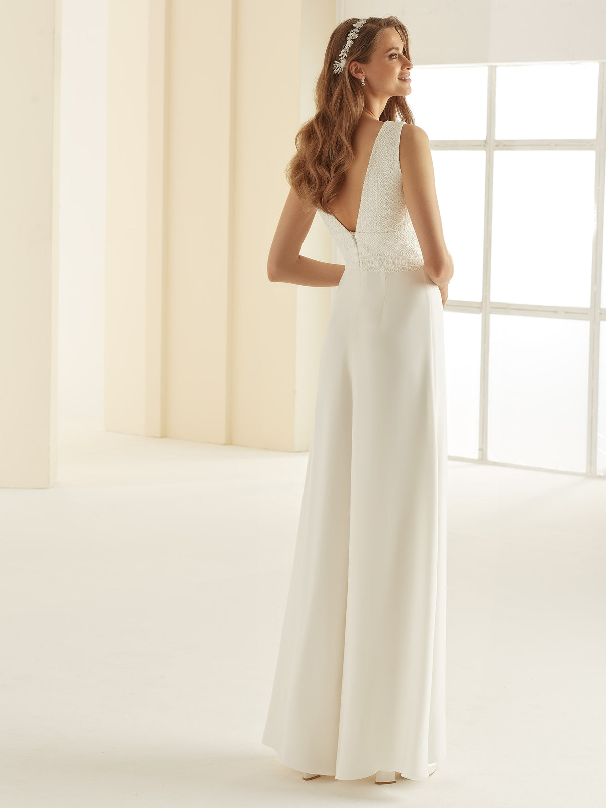 Jumper Bianco Celeste Talla 6